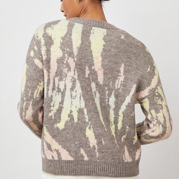 Rails Virgo Gray Tie Dye Knit Sweater Wool Blend Size XXS - Picture 2 of 8